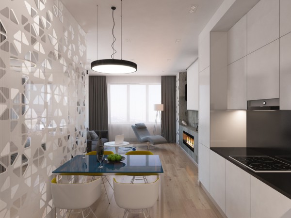 Больше света: "воздушные" перегородки для зонирования