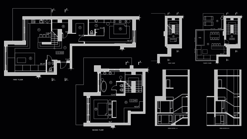 Четырехуровневая квартира, расположенная в небоскребе в центре Киева Четырехуровневая квартира, расположенная в небоскребе в центре Киева