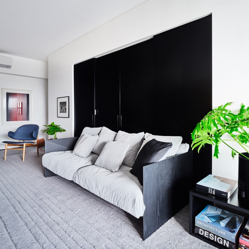 Функциональный интерьер квартиры в Сан-Паулу, Бразилия