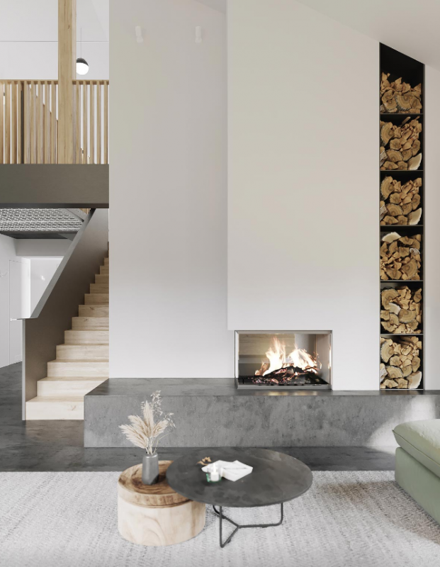 Умеренно аскетичное пространство для молодой семьи с двумя детьми Умеренно аскетичное пространство для молодой семьи с двумя детьми