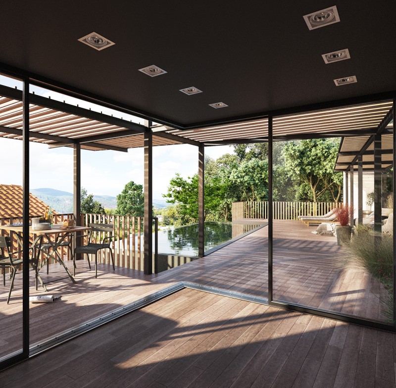 Дом для отдыха с бассейном во Франции