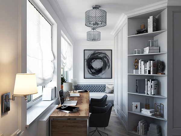 Интерьер квартиры в неоклассическом стиле