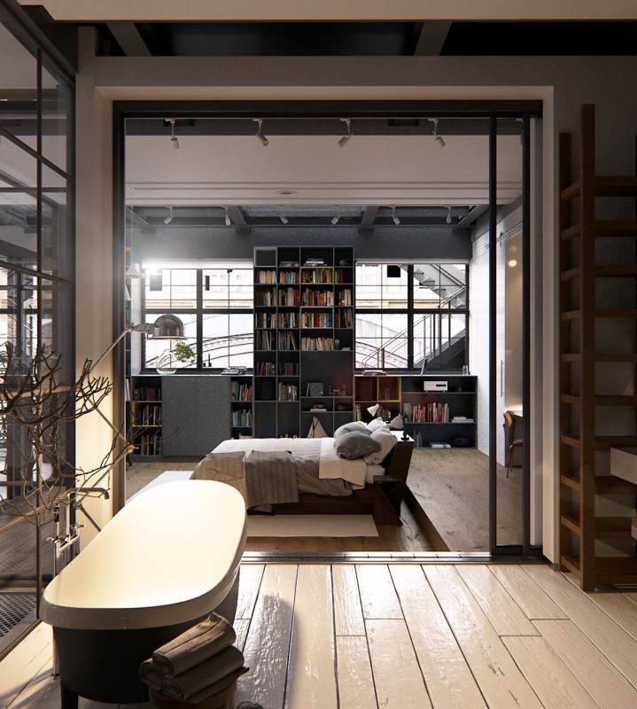 Изысканный лофт в Нью-Йорке Изысканный лофт в Нью-Йорке