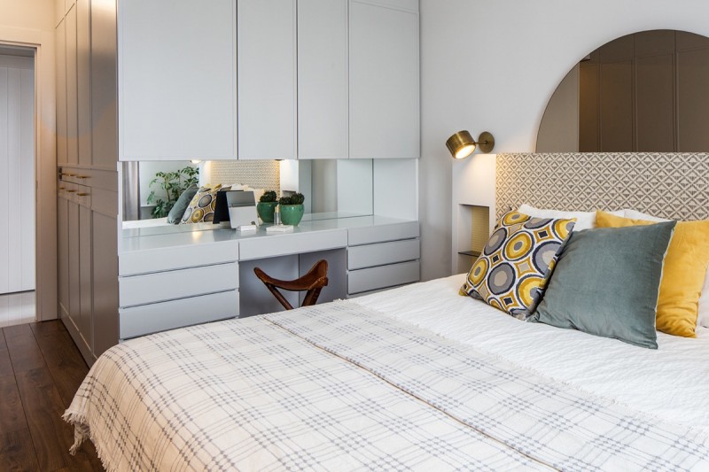 Легкий свежий интерьер апартаментов в Стамбуле