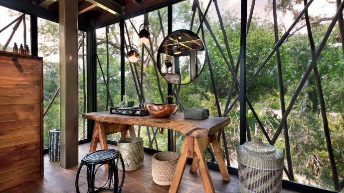 Ngala Treehouse - уединенный домик в частном заповеднике Ngala Private Game Reserve, ЮАР