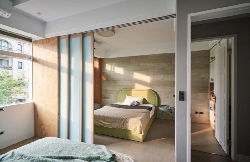 Сочетание классики и элементов индустриального стиля в тайваньской квартире