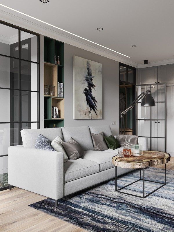 Выразительные акценты на нейтральном и сдержанном фоне