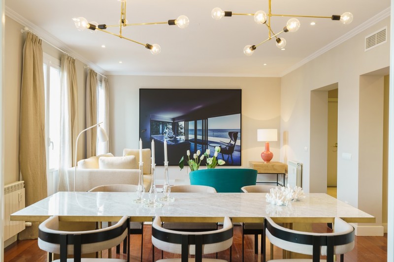 Элегантный интерьер квартиры в Мадриде