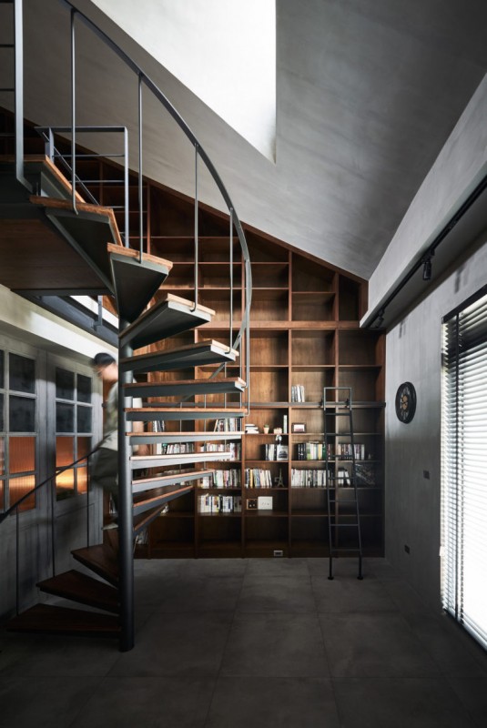 Интерьер двухуровневого лофта