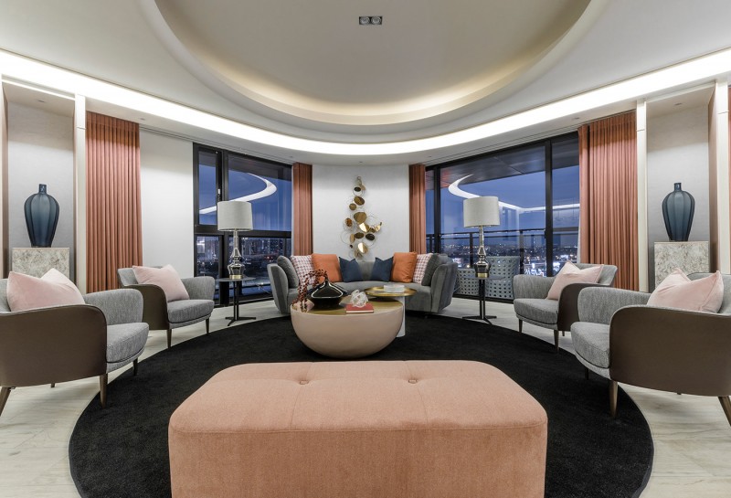 Интерьер квартиры в нежных тонах