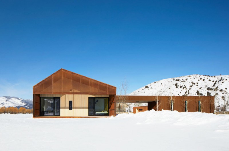 Минималистичный дом в Вайоминге