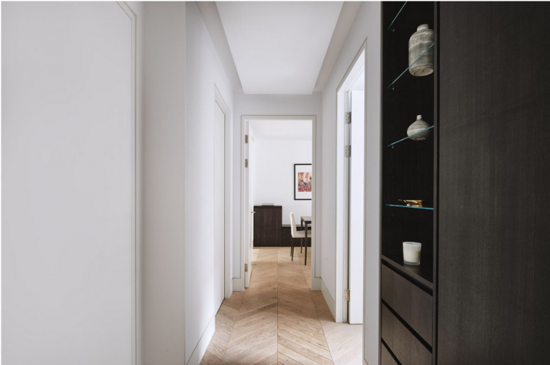 Монохромный интерьер квартиры в Лондоне Монохромный интерьер квартиры в Лондоне