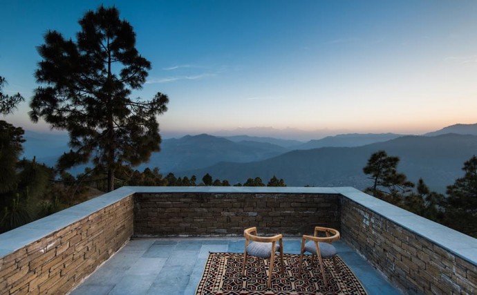 Небольшой отель Kumaon в индийских Гималаях