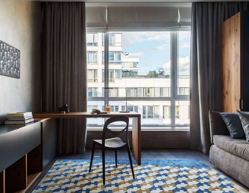 Вдохновляющая квартира-лофт с панорамными окнами Вдохновляющая квартира-лофт с панорамными окнами