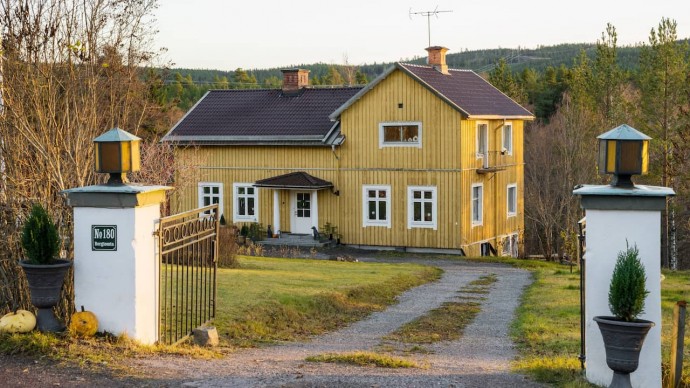 Дом 1867 года постройки в Даларне, Швеция