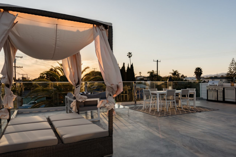 Интерьер мансардной квартиры в Лос-Анджелесе