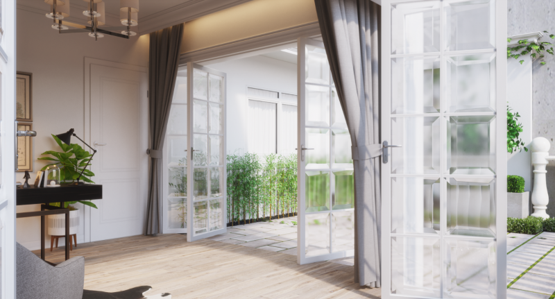 Проект апартаментов в неоклассическом стиле