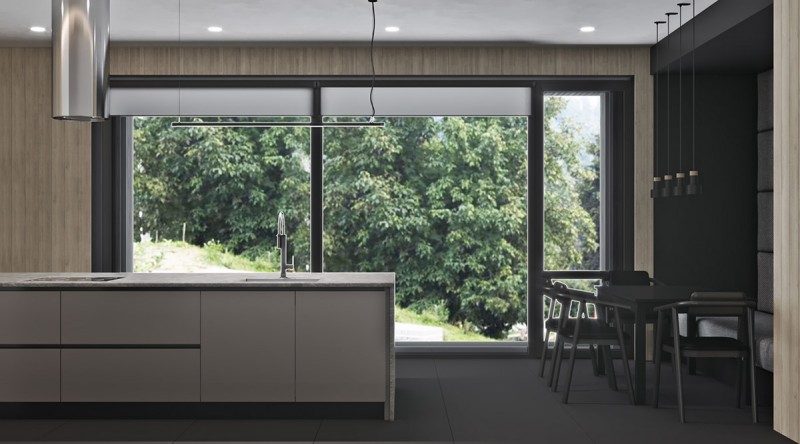 Дизайн-проект апартаментов в стиле "минимализм"