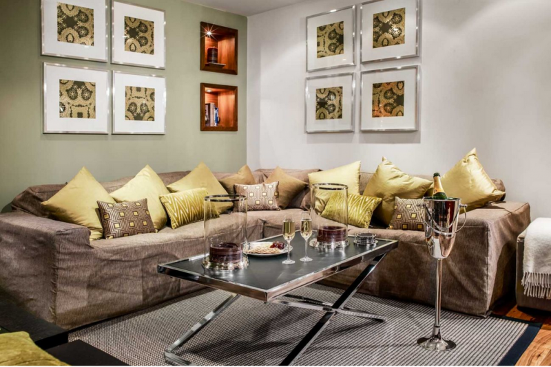 Изысканный интерьер пентхауса в Лондоне Изысканный интерьер пентхауса в Лондоне