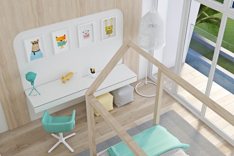 Сочетание белого, серого и кремово-бежевого цветов в интерьере двухуровневой квартиры Сочетание белого, серого и кремово-бежевого цветов в интерьере двухуровневой квартиры