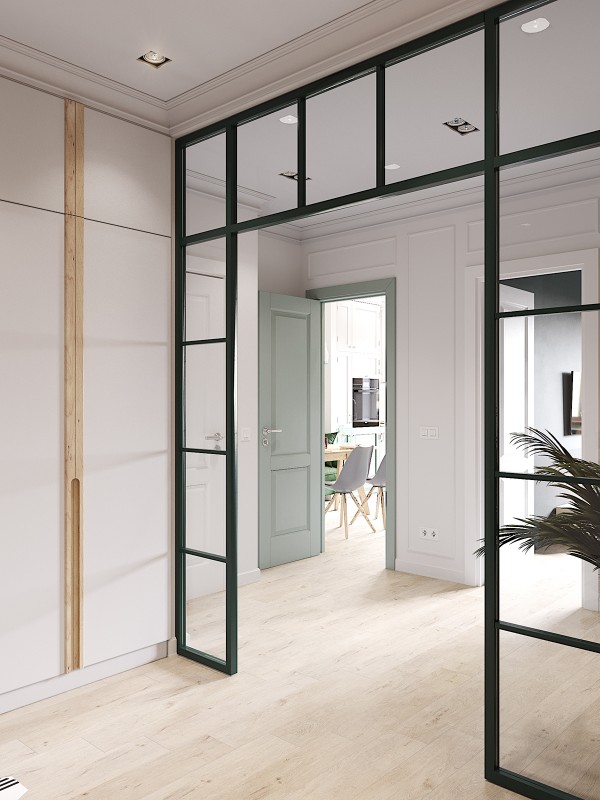 Современная квартира в приятной цветовой гамме с ноткой скандинавского настроения