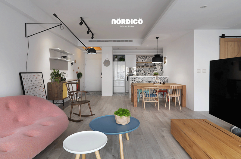 Светлая просторная квартира в Тайбэе, Китай Светлая просторная квартира в Тайбэе, Китай