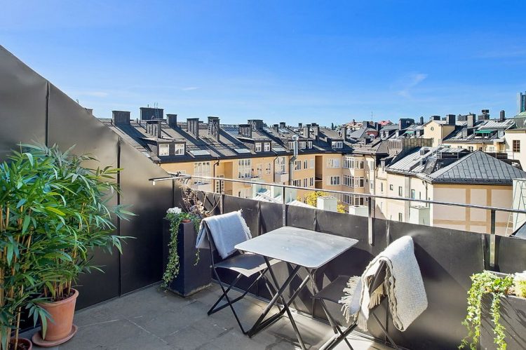 Просторная квартира-лофт в Стокгольме