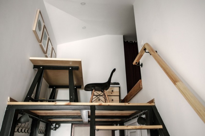 Сочетание классики и индустриального стиля