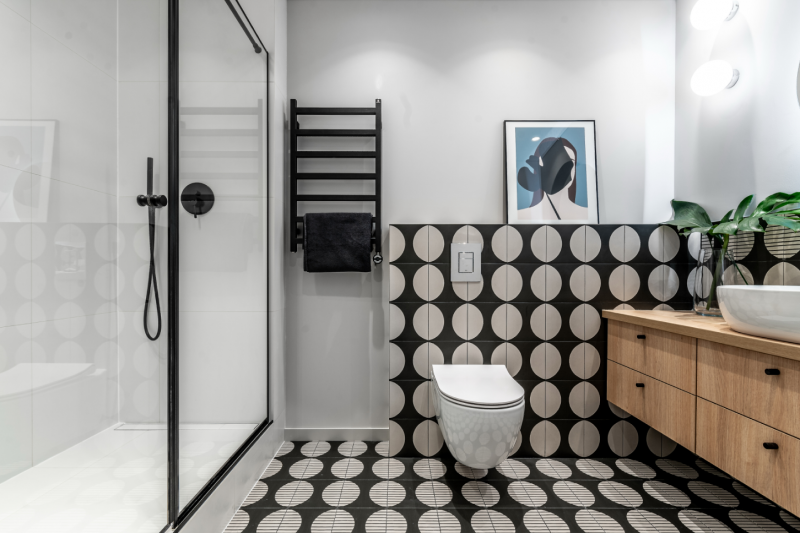 Цветовое разделение пространства в литовском доме Цветовое разделение пространства в литовском доме