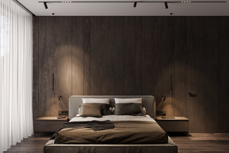 Интерьер дома, выполненный в спокойных, сдержанных тонах Интерьер дома, выполненный в спокойных, сдержанных тонах