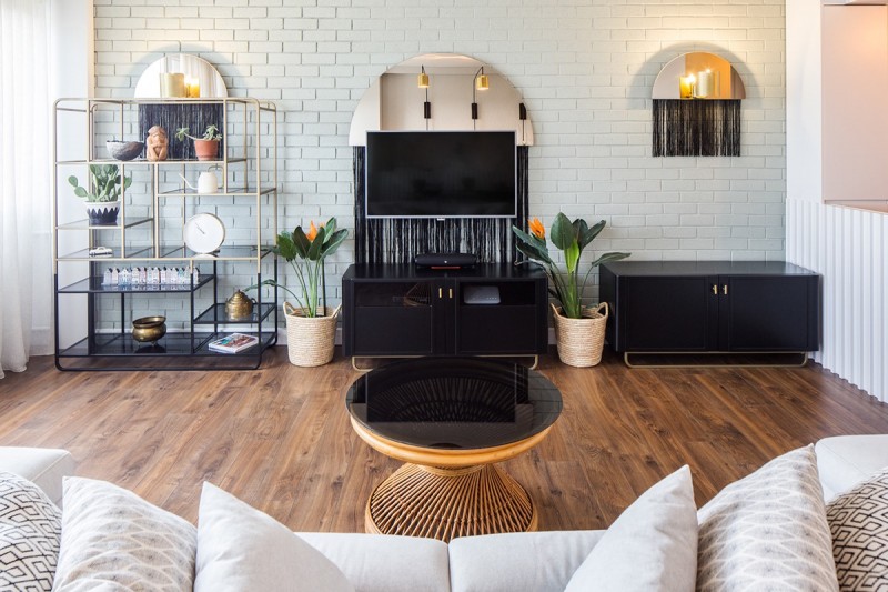 Легкий свежий интерьер апартаментов в Стамбуле