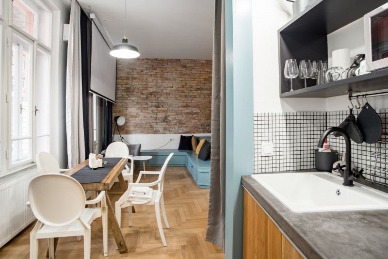 Интерьер стильной квартиры в Будапеште