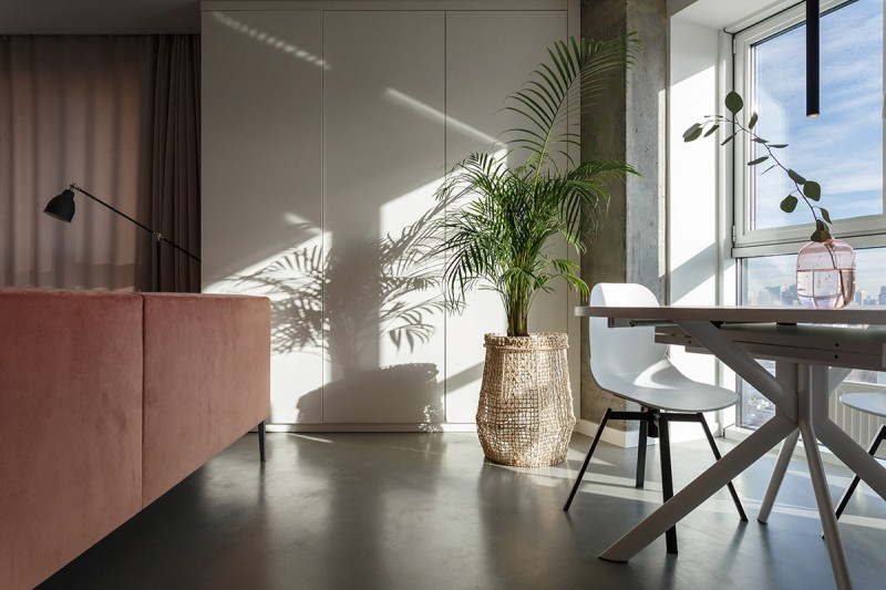 Квартира в теплых тонах