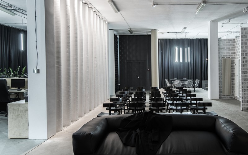 Офис в индустриальном стиле