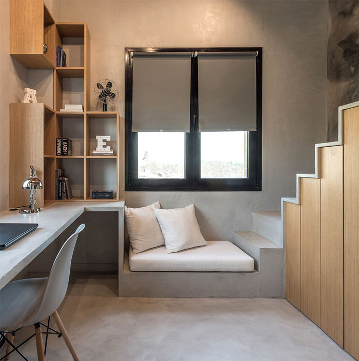 Современная индустриальная динамика в интерьере греческого дома