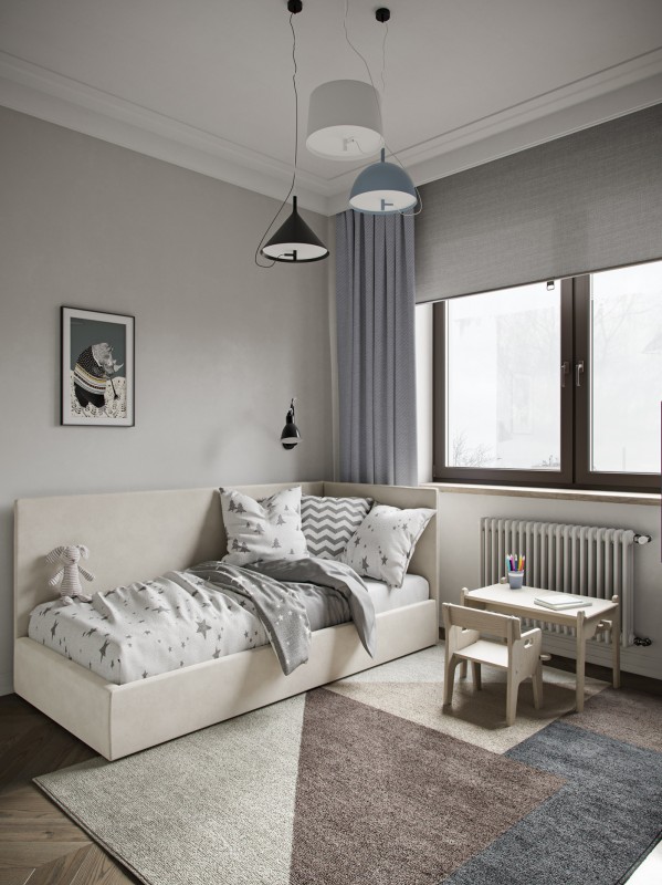 Дизайн-проект квартиры для семьи с ребенком