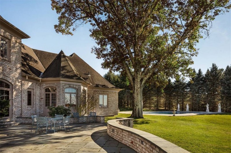 Интерьер особняка в Бернардсвилле, Нью-Джерси Интерьер особняка в Бернардсвилле, Нью-Джерси