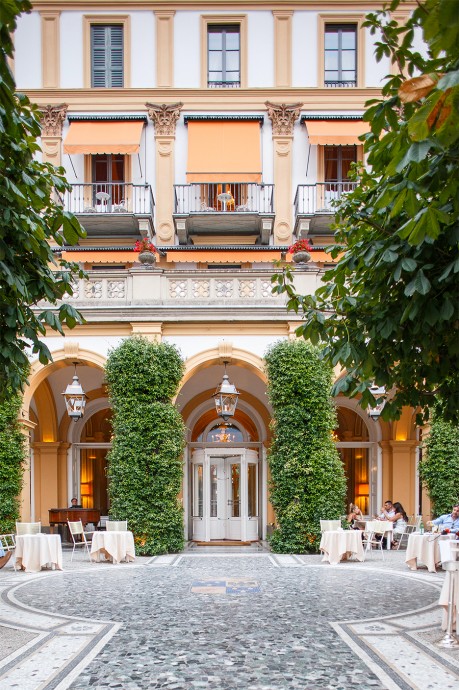 Итальянский курорт Villa d'Este на озере Комо