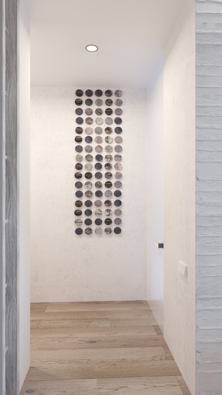 Минималистичный однотонный дизайн интерьера Минималистичный однотонный дизайн интерьера