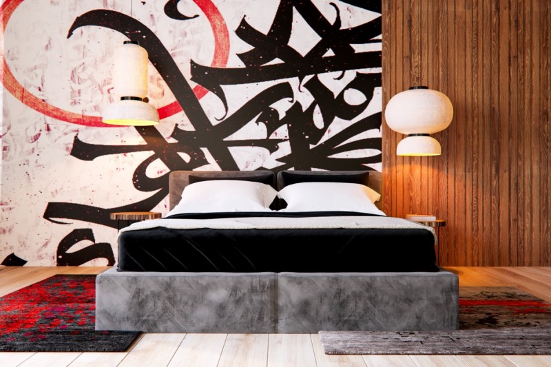 Азиатские мотивы в интерьере просторной квартиры Азиатские мотивы в интерьере просторной квартиры