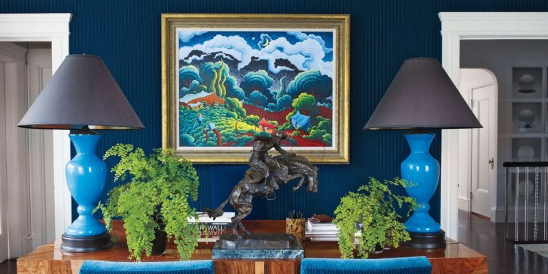 Более 40 примеров дизайна, ориентированного на различные оттенки синего