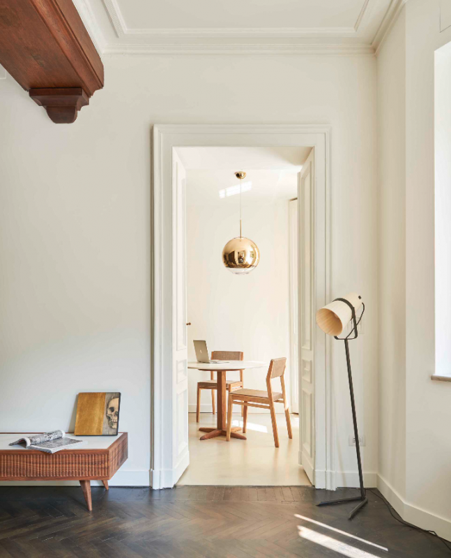 Элементы декора в стиле 50-х в апартаментах в Турине, Италия Элементы декора в стиле 50-х в апартаментах в Турине, Италия