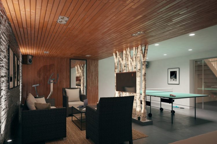 Яркий, современный дом на нескольких уровнях площадью 306 м2 Яркий, современный дом на нескольких уровнях площадью 306 м2