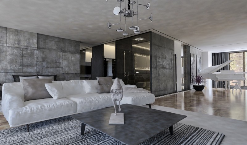 Проект двухэтажного таунхауса с потрясающим дизайном для молодой пары