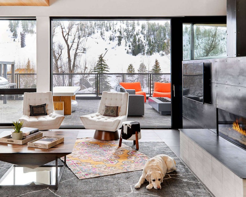 Просторный лофт, расположенный в Стимбот-Спрингс, штат Колорадо