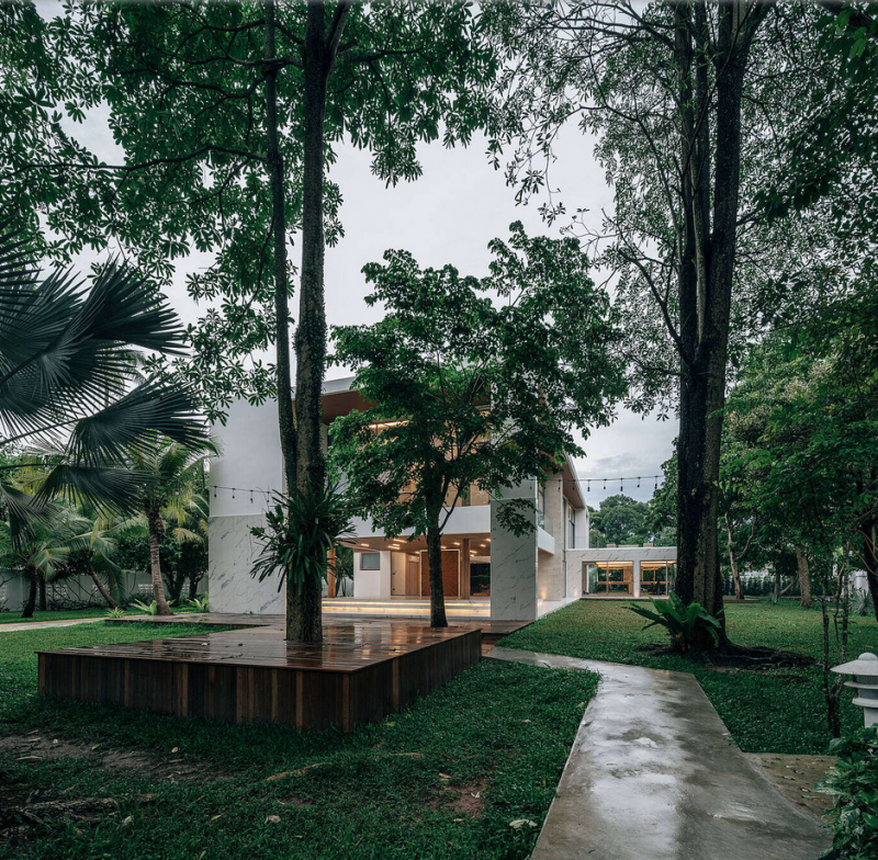 Современная двухэтажная вилла, расположенная в Накхонситхаммарате, Таиланд Современная двухэтажная вилла, расположенная в Накхонситхаммарате, Таиланд