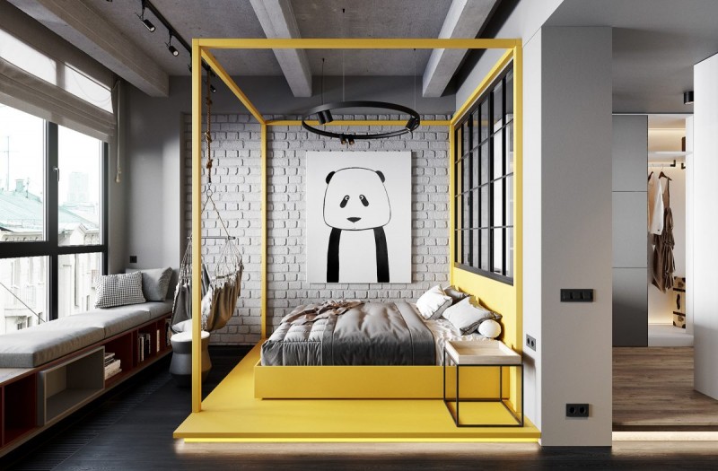 Студия для молодой девушки