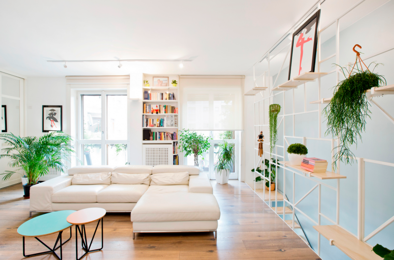 Дизайн интерьера двухуровневых апартаментов в Милане Дизайн интерьера двухуровневых апартаментов в Милане