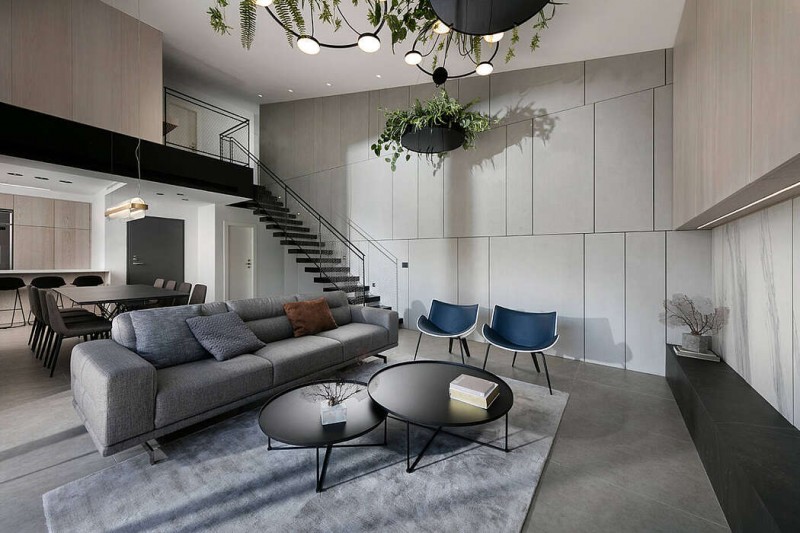 Израильские апартаменты в индустриальном стиле