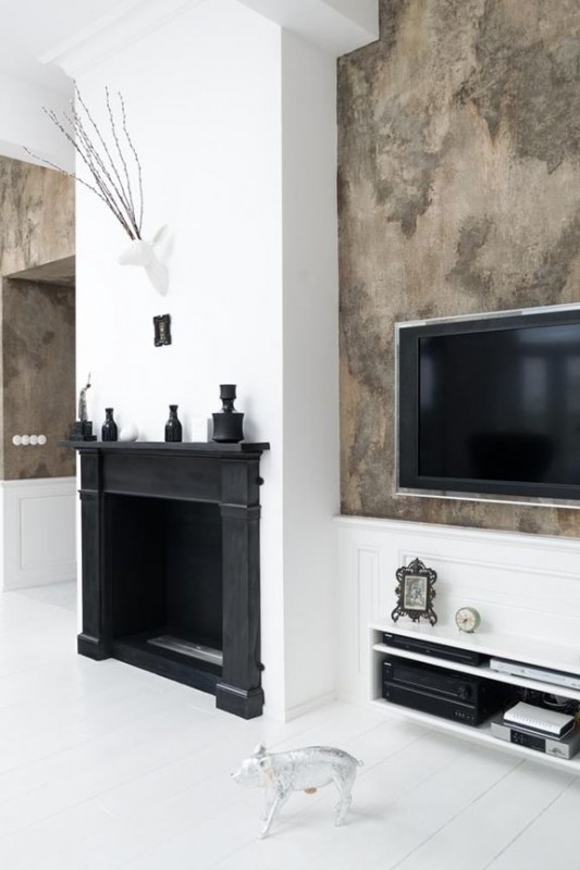 Сочетание модерна и индустриального стиля